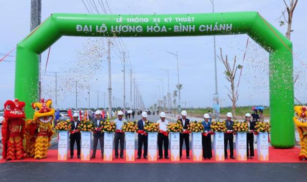 Đại lộ Lương Hòa – Bình Chánh thông xe, tạo động lực phát triển khu Tây TPHCM